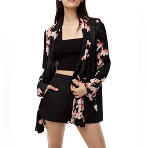 Babaton Lian Peony Print Kimono Size XS